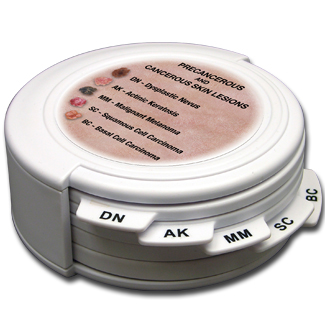 Human Skin Cancer Model - Hinged Disk Set #3851